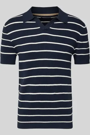 Christian Berg Poloshirt mit V-Ausschnitt in , Größe 3XL