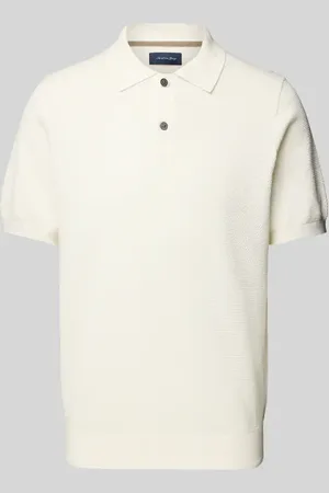 Christian Berg Poloshirt mit gerippten Abschlüssen in , Größe 3XL