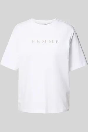 SELECTED Oversized T-Shirt mit Label-Print Modell 