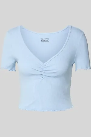 ONLY Regular Fit Crop Top aus Baumwoll-Elasthan-Mix Modell 
