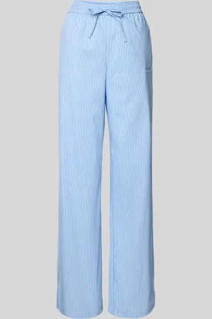 Pegador Stoffhose mit Logo-Stitching Modell 