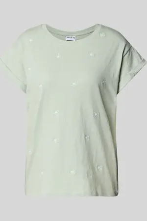 Jake*s T-Shirt mit Motiv-Stitchings in , Größe L