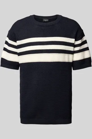 Strellson T-Shirt mit Lochstickerei Modell 