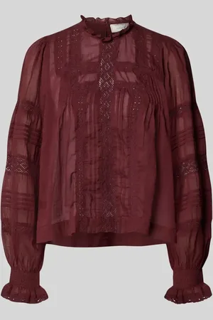 Neo Noir Bluse mit rückseitigem Knopfverschluss Modell 