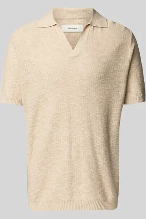 Gabba Poloshirt mit V-Ausschnitt in , Größe L