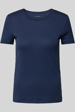 Christian Berg T-Shirt mit geripptem Rundhalsausschnitt in , Größe L