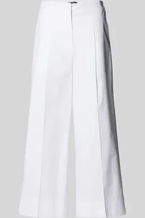 Luisa Cerano Wide Leg Bundfaltenhose mit elastischem Bund in , Größe 38