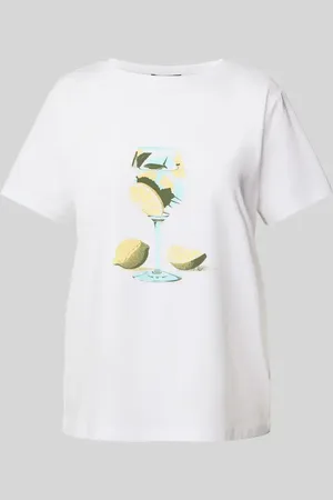 Comma, T-Shirt mit Motiv-Print in , Größe 36