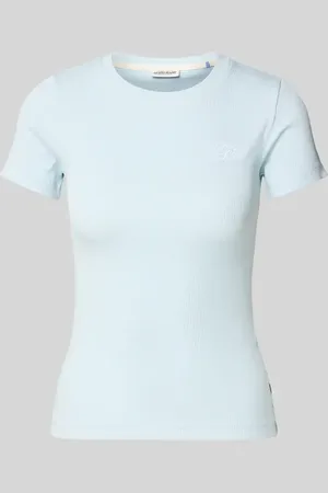 Guess Slim Fit T-Shirt in Ripp-Optik in , Größe L