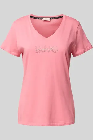 Liu Jo Shaped Fit T-Shirt aus Baumwoll-Jersey in , Größe L