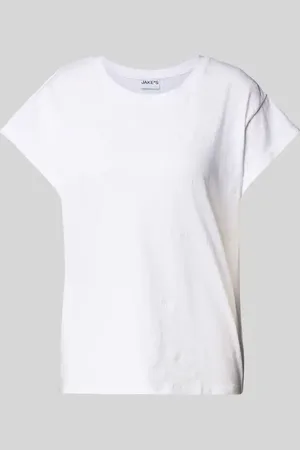 Jake*s T-Shirt mit Motiv-Stitchings in , Größe L