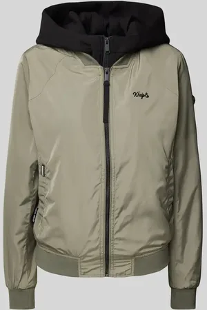 Khujo Bomberjacke mit Label-Print Modell 