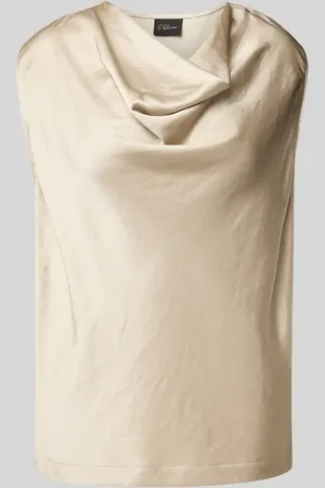 QS by s.Oliver Loose Fit Satinbluse aus Viskose-Mix in , Größe 34