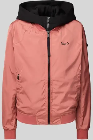 Khujo Bomberjacke mit Label-Print Modell 