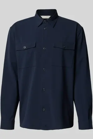 Casual Friday Regular Fit Overshirt mit Viskose-Anteil Modell 