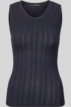 Comma, Tanktop in Strick-Optik in , Größe 34