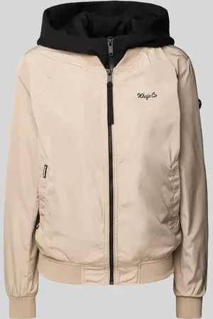 Khujo Bomberjacke mit Label-Print Modell 