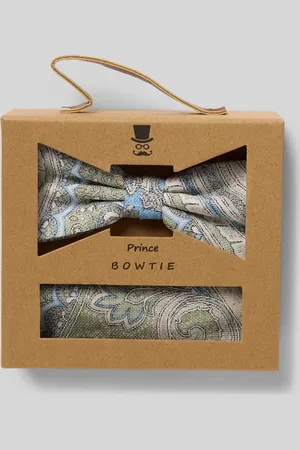 Prince BOWTIE Fliege und Einstecktuch im Set in , Größe 1