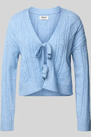 ONLY Regular Fit Strickjacke aus Viskose-Mix Modell 