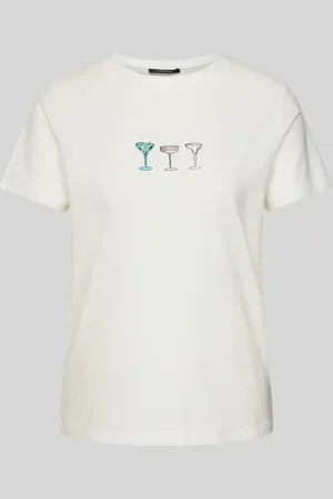Comma, T-Shirt mit Motiv-Print in , Größe 36