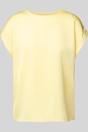 VILA T-Shirt mit geripptem Rundhalsausschnitt Modell 