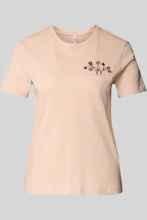 ONLY Regular Fit T-Shirt aus reiner Baumwolle Modell 