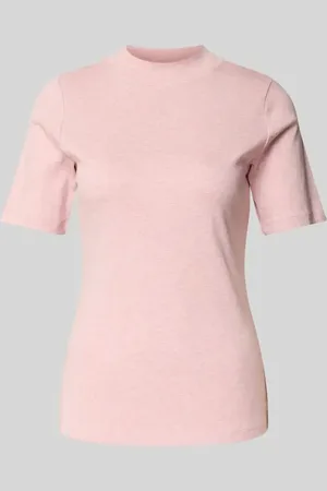 Christian Berg T-Shirt mit geripptem Stehkragen in , Größe L