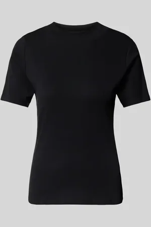 Christian Berg T-Shirt mit geripptem Stehkragen in , Größe L