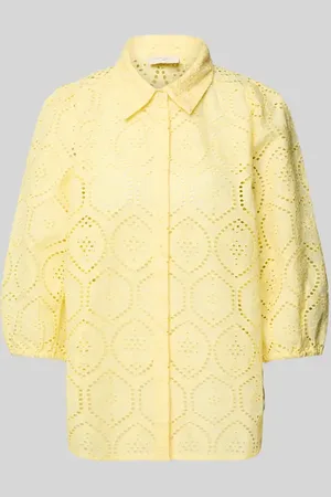 Freequent Regular Fit Bluse mit Lochstickerei Modell 