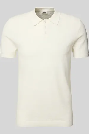 Drykorn Slim Fit Poloshirt mit Strukturmuster Modell 