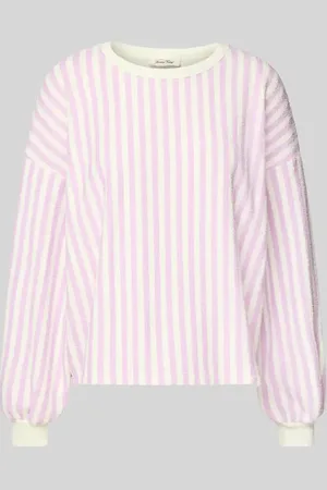 American Vintage Sweatshirt mit gerippten Abschlüssen Modell 