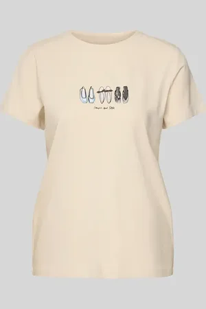 Comma, T-Shirt mit Motiv-Print in , Größe 36