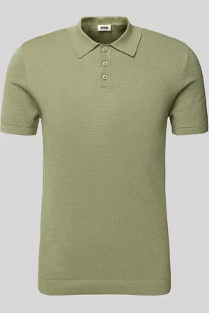 Drykorn Slim Fit Poloshirt mit Strukturmuster Modell 