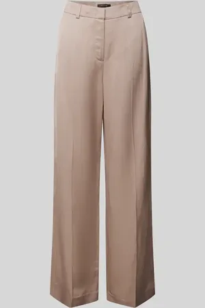 Comma, Wide Leg Stoffhose mit Bügelfalten in , Größe 36/32
