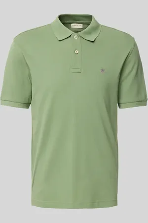 GANT Regular Fit Poloshirt mit Label-Stitching in , Größe L