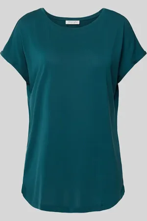 Christian Berg T-Shirt mit geripptem Rundhalsausschnitt in , Größe L