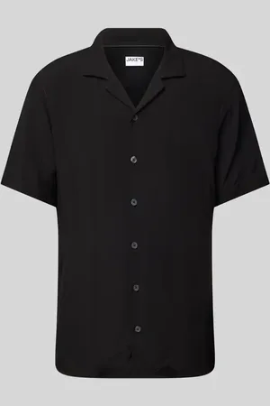 Jake*s Slim Fit Freizeithemd mit kurzem Arm in , Größe L