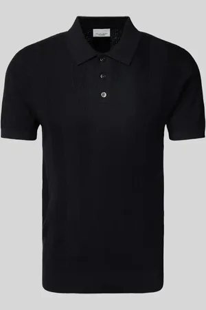 Profuomo Poloshirt mit kurzer Knopfleiste in , Größe L