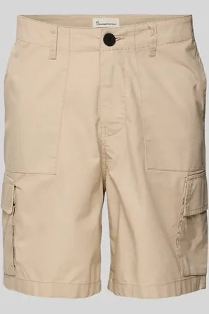 Knowledge Cotton Apparal Bermudas mit französischen Eingrifftaschen in , Größe 28