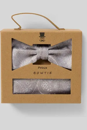Prince BOWTIE Fliege und Einstecktuch im Set in , Größe 1