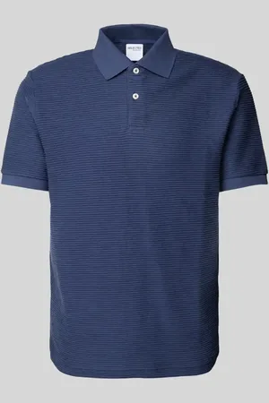 SELECTED Poloshirt mit kurzer Knopfleiste Modell 