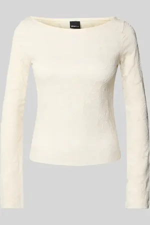 Gina Tricot Longsleeve mit Ausbrenner-Effekt in , Größe L