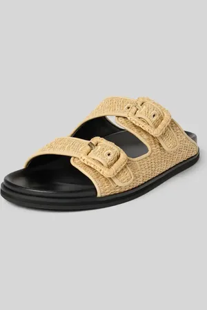 HUGO BOSS Slides mit Label-Detail Modell 