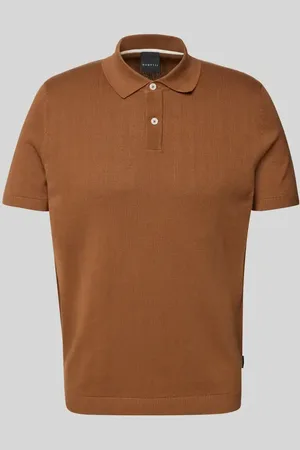 Bugatti Regular Fit Poloshirt aus reiner Baumwolle in , Größe L