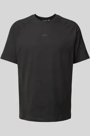adidas T-Shirt mit Label-Stitching in , Größe L