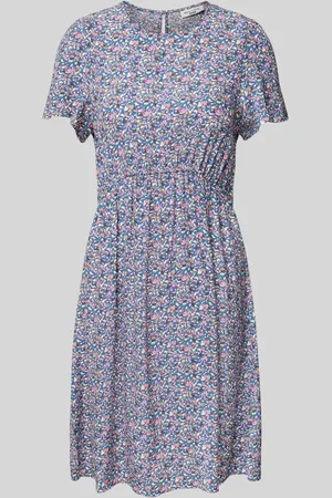 Marc O’ Polo Knielanges Kleid im Stufen-Look in , Größe L