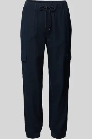 Freequent Tapered Fit Leinenhose mit Cargotaschen Modell 