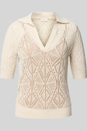 Liu Jo Poloshirt mit Lochstickerei in , Größe L