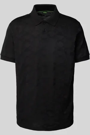 HUGO BOSS Regular Fit Poloshirt mit Label-Detail Modell 
