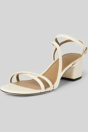 HUGO BOSS Sandalette aus Leder mit Blockabsatz Modell 